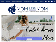 Tablet Screenshot of momlessmom.com